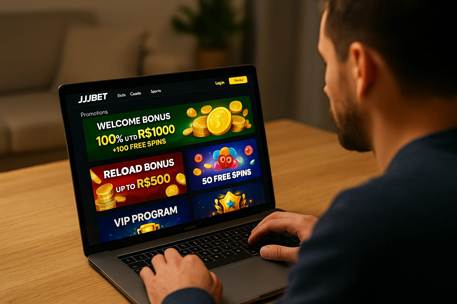O bônus promocional JJJBET é uma ótima maneira de começar sua aventura