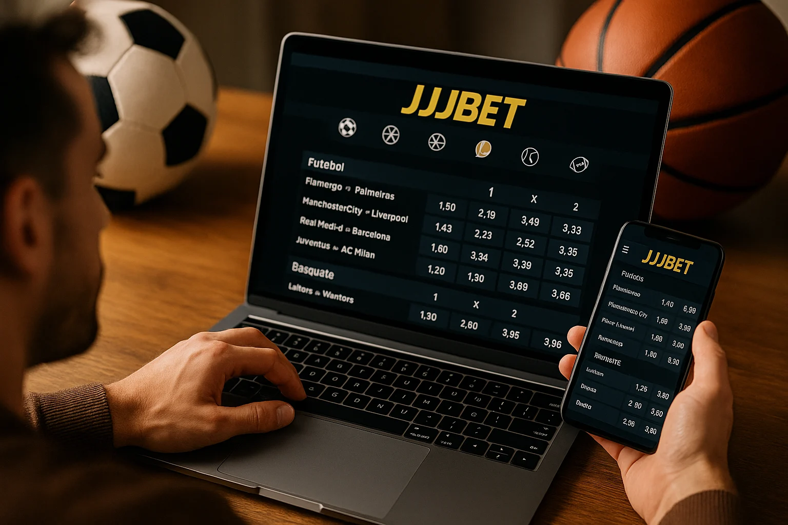 Aposte em apostas esportivas no cassino online JJJBET