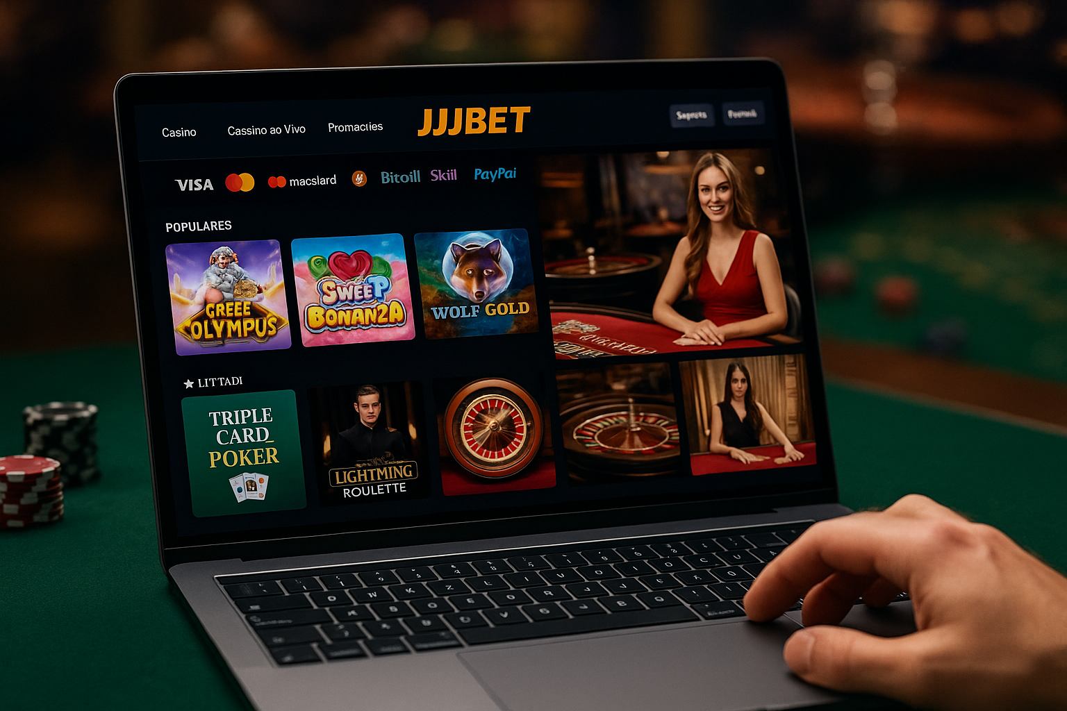 
                                Cassino Online JJJBET
                                