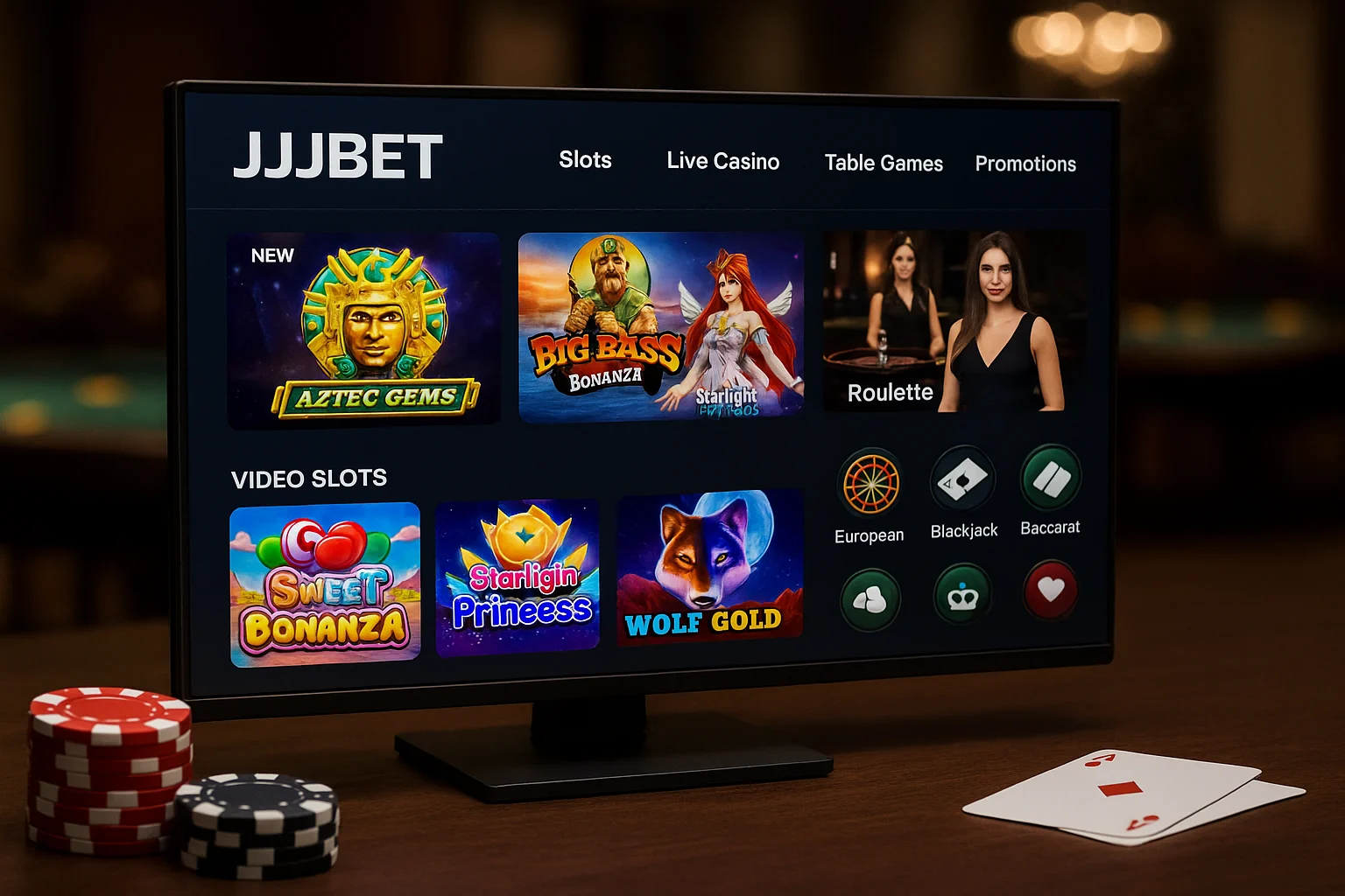 Jogos de cassino online inovadores e emocionantes na JJJBET