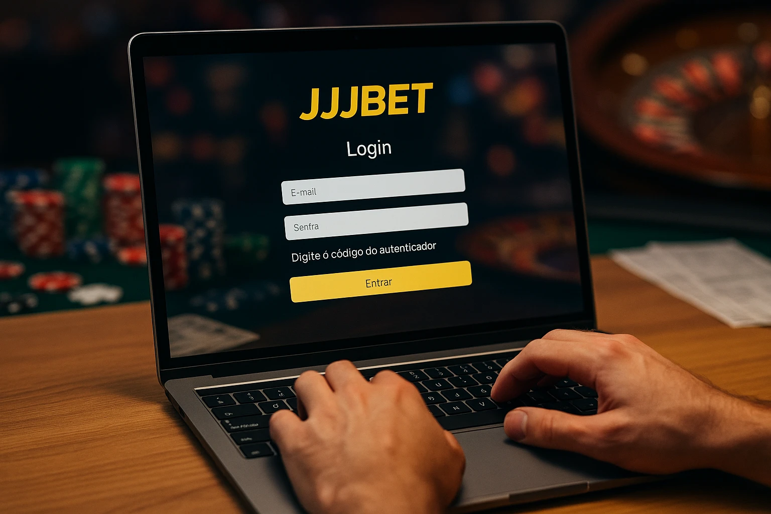 Criar uma nova Conta no plataforma JJJBET