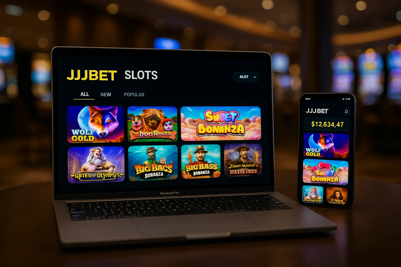 Explore o mundo das slot machines no JJJBET Casino